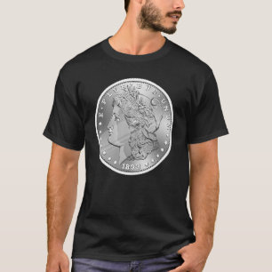 Camiseta Numismatista Morgan Silver Dollar Coletor de Moeda
