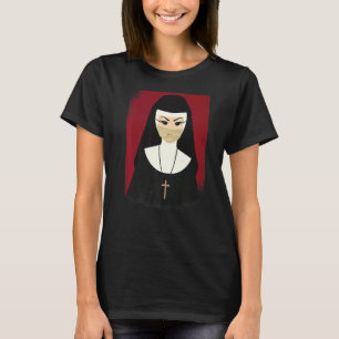 Camiseta Nun zombie noite, fantasia de medo para terno de H
