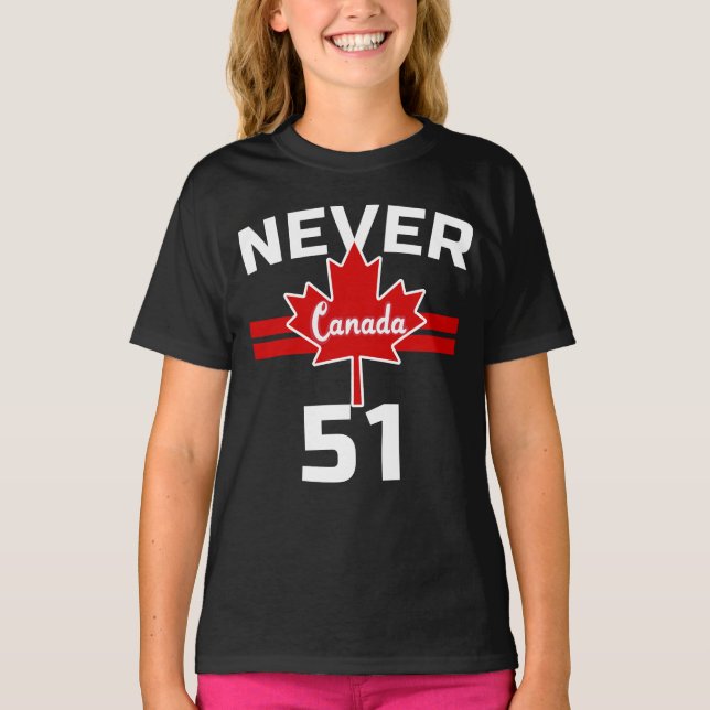 Camiseta Nunca 51 - Canadá Nunca 51 Estado (Frente)