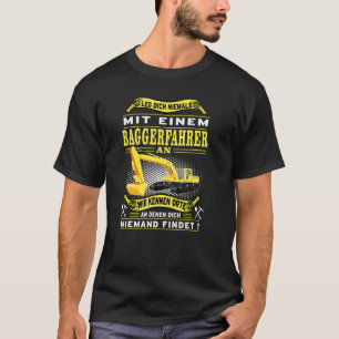 Camiseta Nunca Ajuste Com Um Driver De Digger