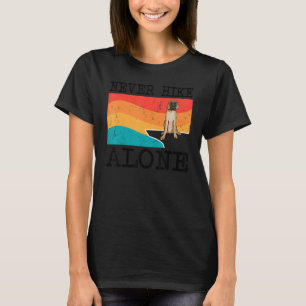Camiseta Nunca Andar Sozinho, Mastiff, Caminho Gráfico