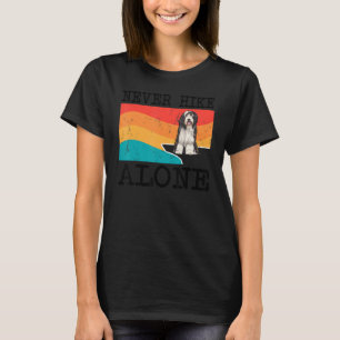 Camiseta Nunca Ande Sozinho Com O Caminho Gráfico De Collie