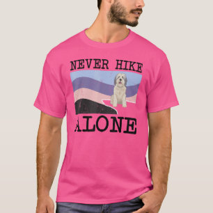 Camiseta Nunca Ande Sozinho Polonês Lowland Sheepdog Dog Hi