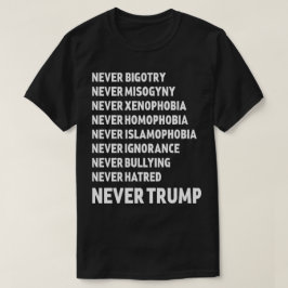 Camiseta Nunca anti trunfo do trunfo