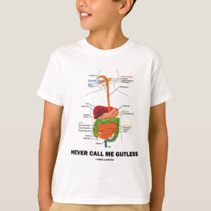 Camiseta Nunca chame-me Gutless (o humor do sistema