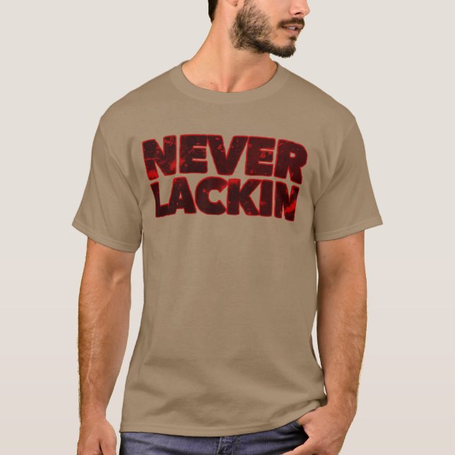 Camiseta Nunca com Falta retrô (Frente)