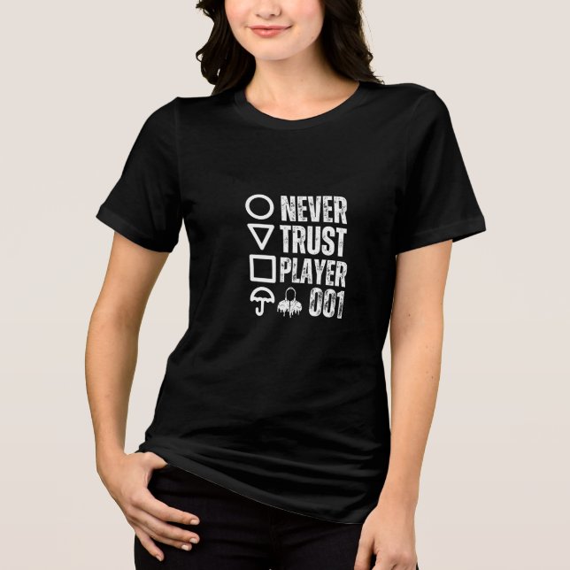 Camiseta Nunca Confiar no player 001 (Frente)