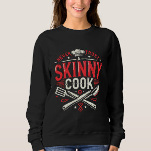 Camiseta Nunca Confie Em Artes Culinárias De Cozinhar De Co