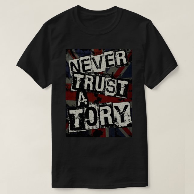 Camiseta Nunca Confie Em Uma História (Frente do Design)