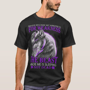 Camiseta Nunca Confunda Minha Bondade Com Fraqueza