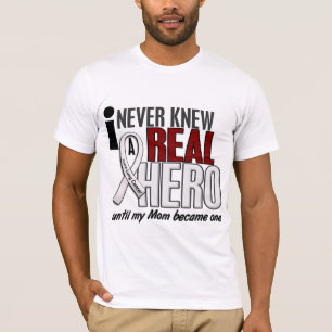 Camiseta Nunca conheceu um câncer pulmonar real da mamã d