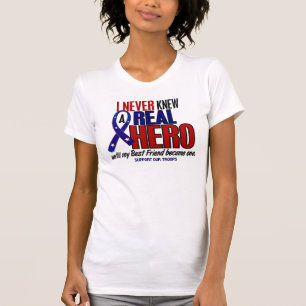 Camiseta Nunca conheceu um melhor amigo do herói 2 (apoie