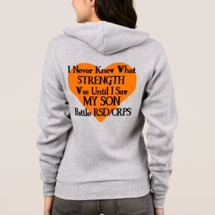 Camiseta Nunca Conheci Força/Coração/Filho...RSD/CRPS