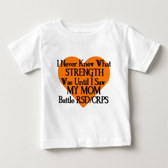 Camiseta Nunca Conheci Força/Coração/Mãe...RSD/CRPS (Frente)