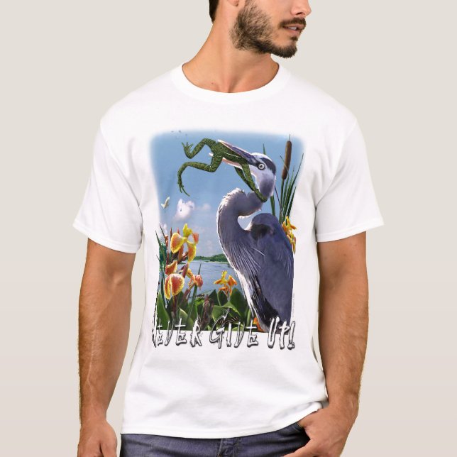 Camiseta Nunca dê acima! (Frente)