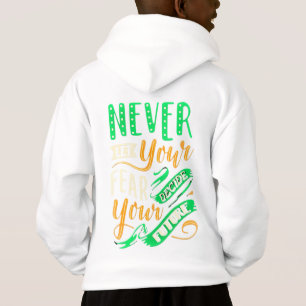 CAMISETA NUNCA DEIXE O SEU MEDO DECIDIR O SEU FUTURO