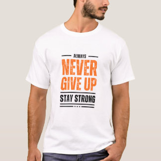 Camiseta Nunca desista