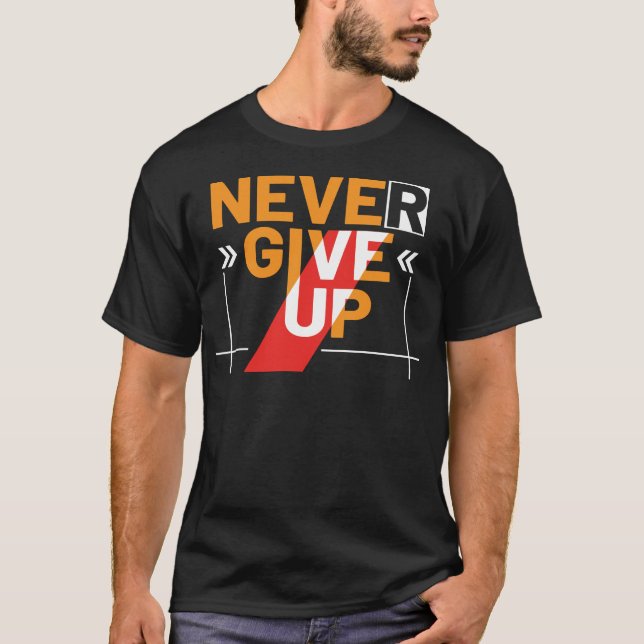 Camiseta Nunca desista (Frente)