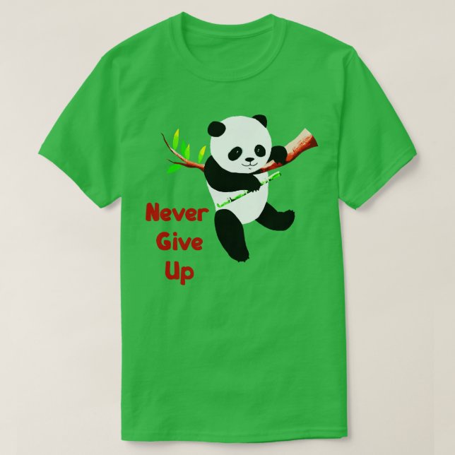 Camiseta Nunca desista (Frente do Design)