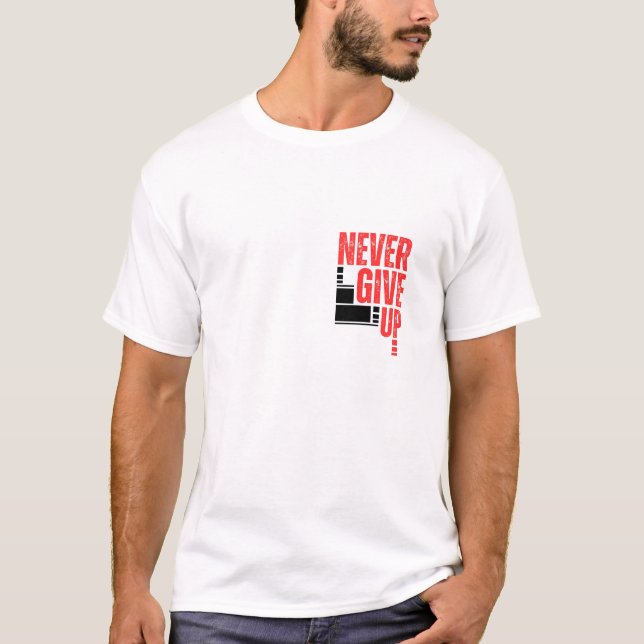 Camiseta Nunca desista (Frente)