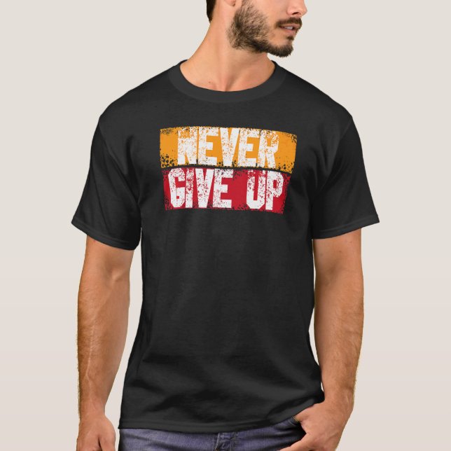 Camiseta Nunca Desista Do Crescimento Inspiracional Motivac (Frente)