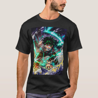 Camiseta nunca desista do deku bnha