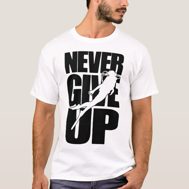 Camiseta Nunca Desista do Snorkeling (Frente)