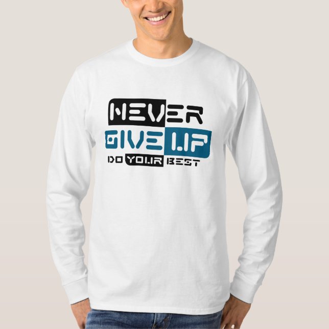 Camiseta Nunca Desistir (Frente)