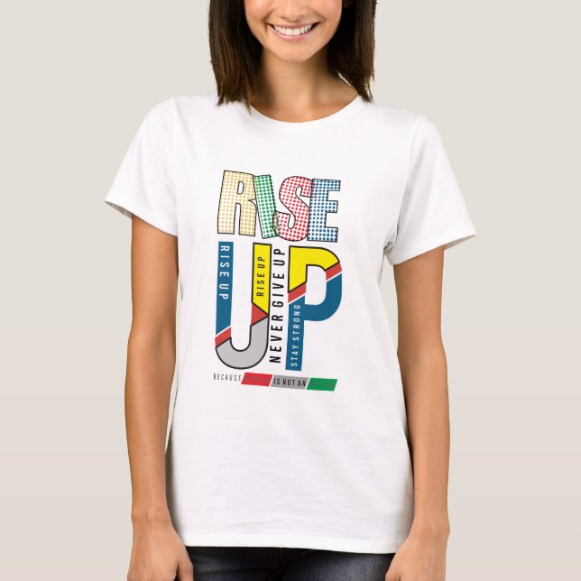 Camiseta Nunca Desistir (Frente)