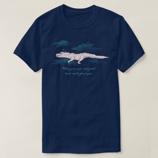 Camiseta Nunca Desistir (Frente do Design)