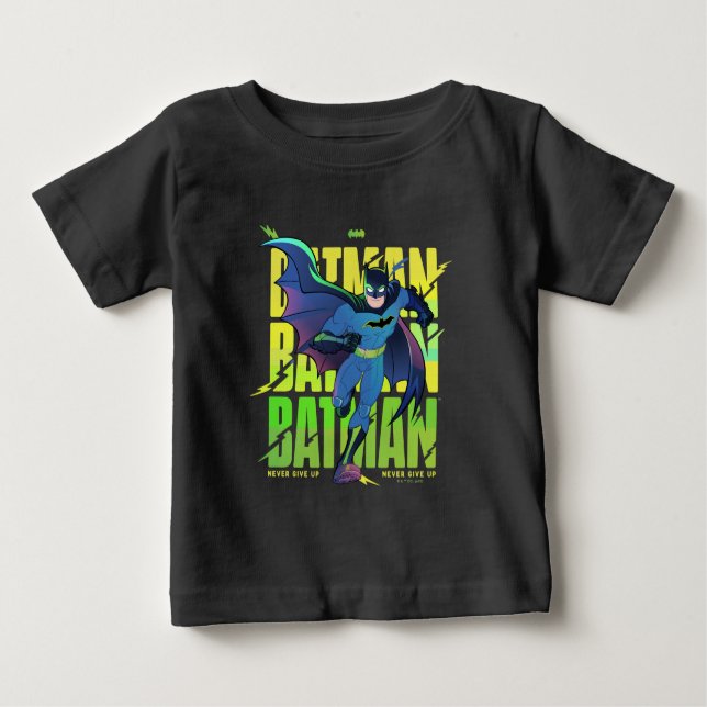 Camiseta Nunca Desistir do Batman Executando Gráfico (Frente)