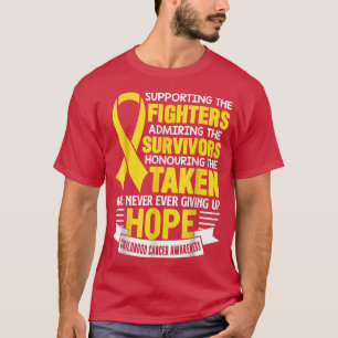 Camiseta Nunca Desistir E Esperar A Consciência Do Cancer D