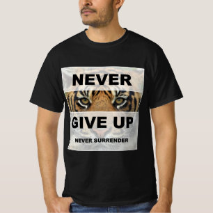 Camiseta Nunca Desistir Nunca Entregar A Cotação Motivacion