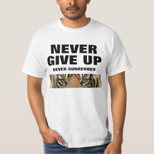 Camiseta Nunca Desistir Nunca Entregar A Cotação Motivacion