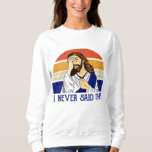 Camiseta Nunca Disse Que Engraçado Humor Cristão Jesus Deus