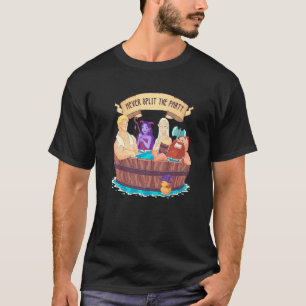 Camiseta Nunca Dividir A Função De Tubo De Lote Da Festa Jo