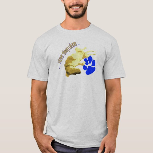 Camiseta Nunca durma apenas (Frente)