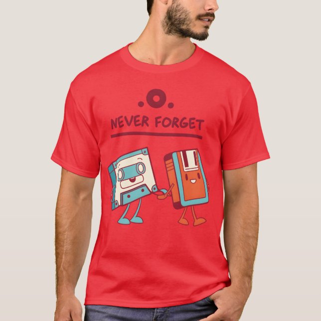Camiseta Nunca esqueça 90s 90s Nunca esqueça presente no am (Frente)