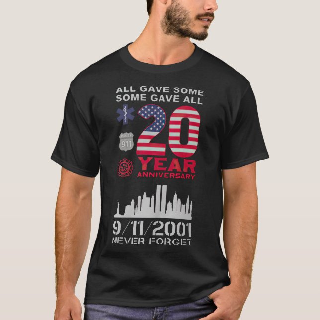 Camiseta Nunca Esqueça 9 11 (Frente)