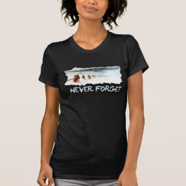 Camiseta Nunca esqueça a fuga dos rasgos