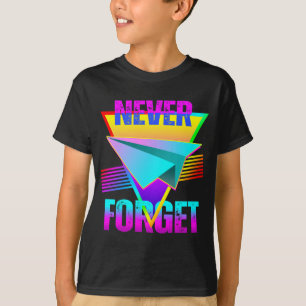 Camiseta Nunca Esqueça Avião de Papel