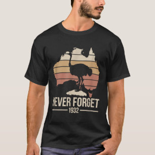 Camiseta Nunca Esqueça O Tributo De História Da Austrália N