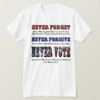 NUNCA ESQUEÇA, PERDOE, VOTE NOVAMENTE A FASCISTA