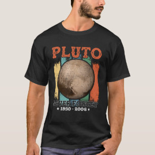 Camiseta Nunca esqueça Plutão