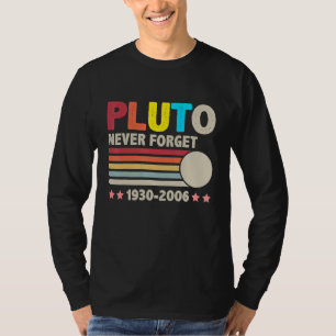 Camiseta Nunca Esqueça Plutão 1930 2006  Retro  Ciência Esp