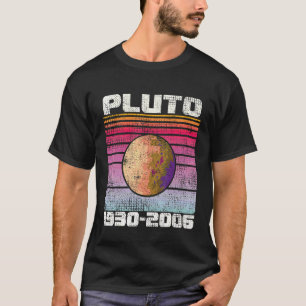 Camiseta Nunca Esqueça Plutão 1930  2006 Retro  Espaço Plut