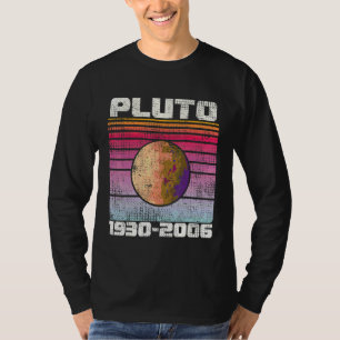 Camiseta Nunca Esqueça Plutão 1930  2006 Retro  Espaço Plut