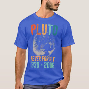 Camiseta Nunca esqueça Plutão, Estilo Vintage, Ciência Engr