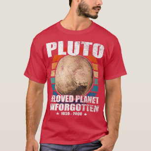 Camiseta Nunca esqueça Plutão, retrô, estilo de vintage, ci