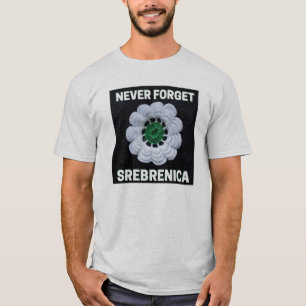 Camiseta Nunca esqueça Srebrenica